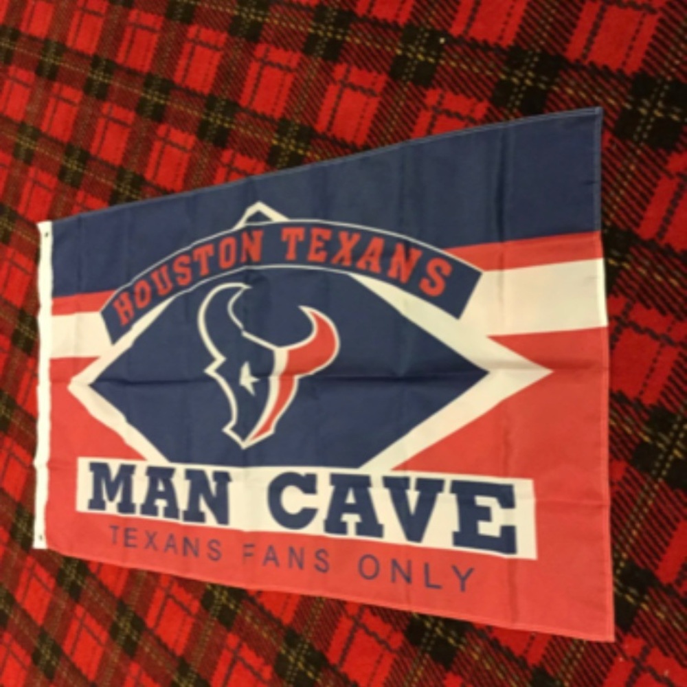 Brand new Houston Texans banner flag